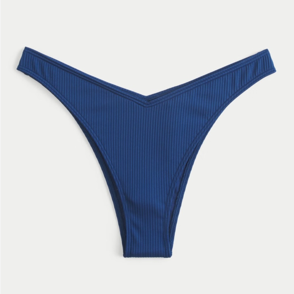 Hollister Ribbed High-Leg Cheekiest Bikini Bottom